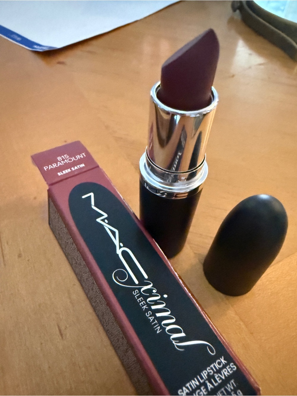 MAC Primal Satin Lipstick in Paramount 815 NWT